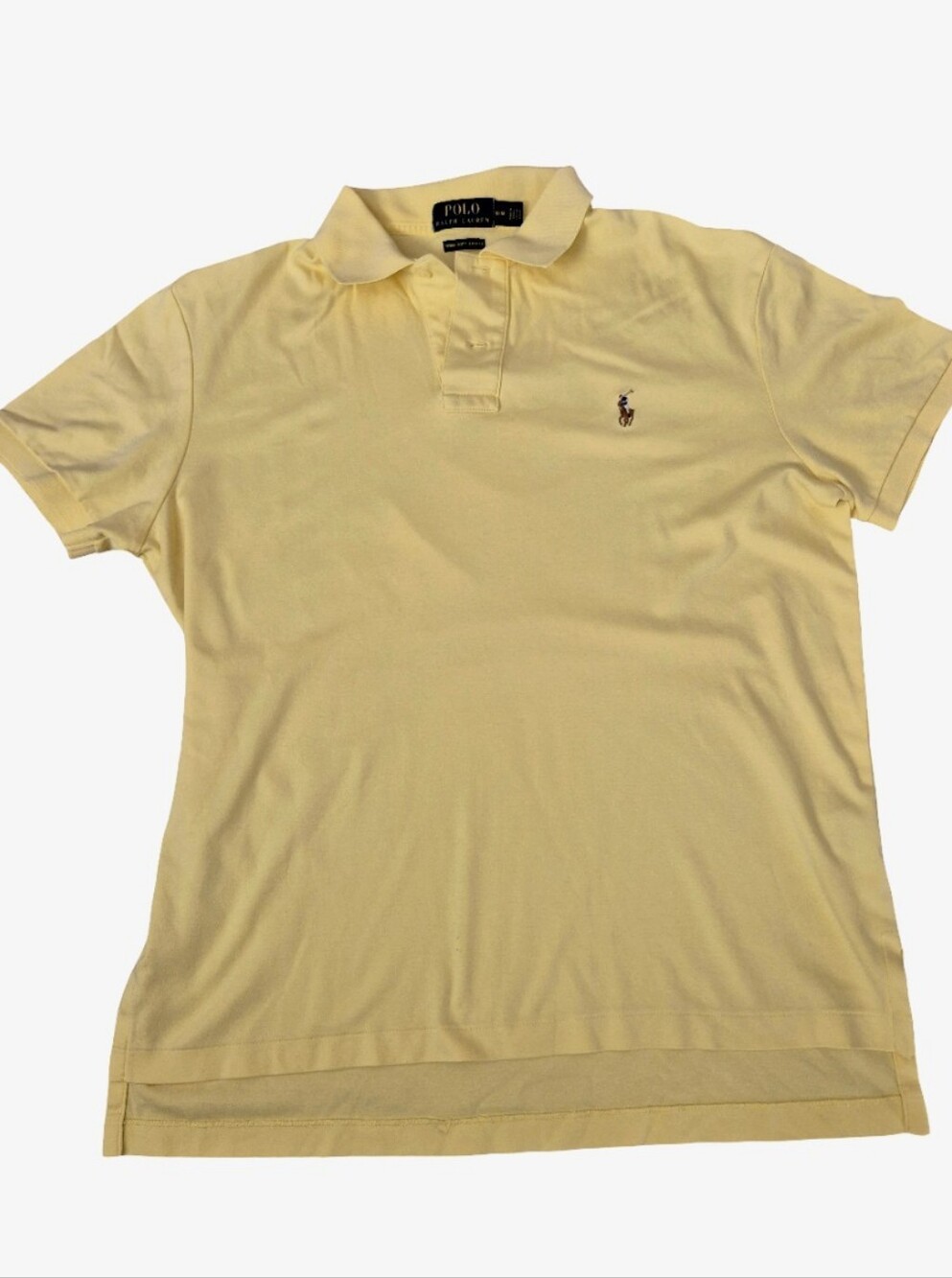 Polo Ralph Lauren Mens Pima Soft Touch Size M Pima Cotton Polo Shirt
